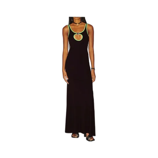 Heart Hole Sleeveless Long Dress