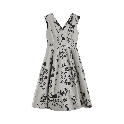 Cotton-Blend Jacquard Dress