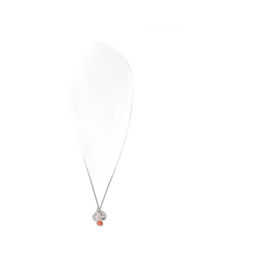 Mushroom Charm Detail Necklace