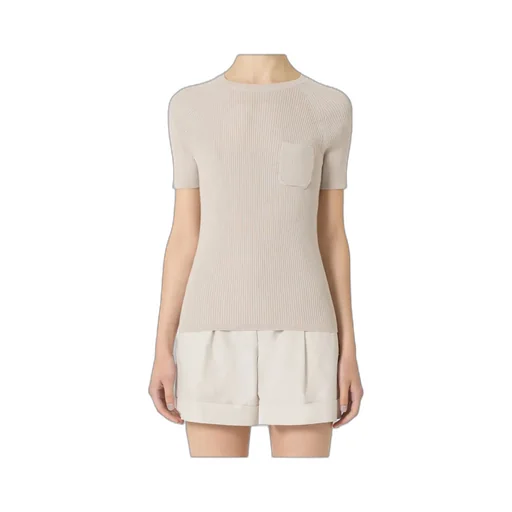 Rib-Knit Cotton Sweater