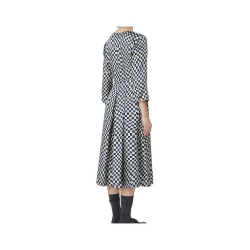 Printed Silk Shirt Dress
