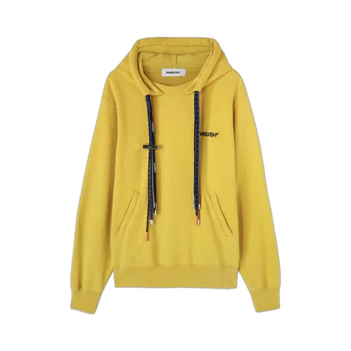 Multicord-Drawstring Cotton Hoodie