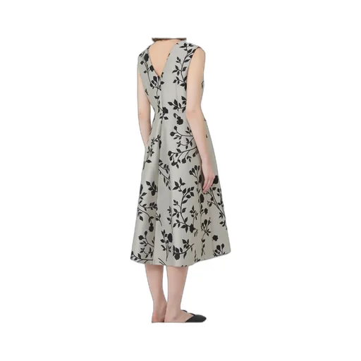 Cotton-Blend Jacquard Dress