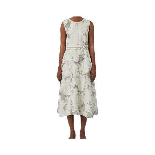 Sleeveless Jacquard Dress