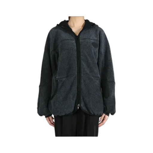 Zip-Up Cotton Hoodie