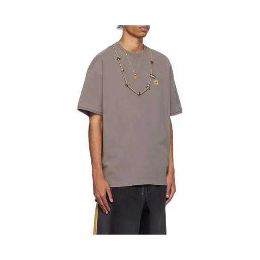 Necklace Embellished Crewneck T-Shirt