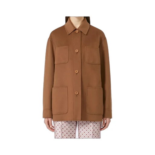 Jacket In Wool, Cashmere And Silk Broadcloth