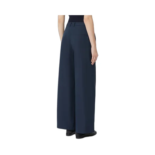 Wide-Fit Cotton Poplin Trousers