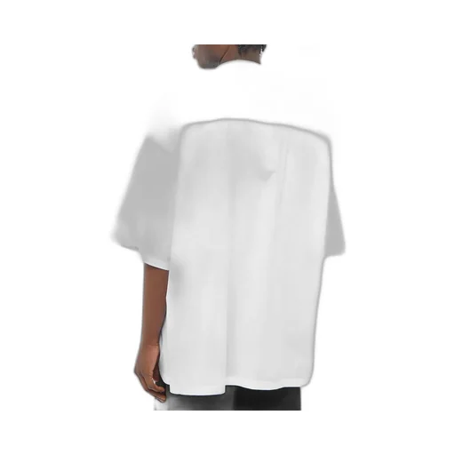 Oversized Logo Patch Shirt