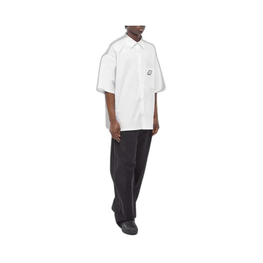 Oversized Logo Patch Shirt