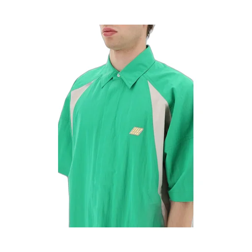 Logo Patch Bowling Shirt