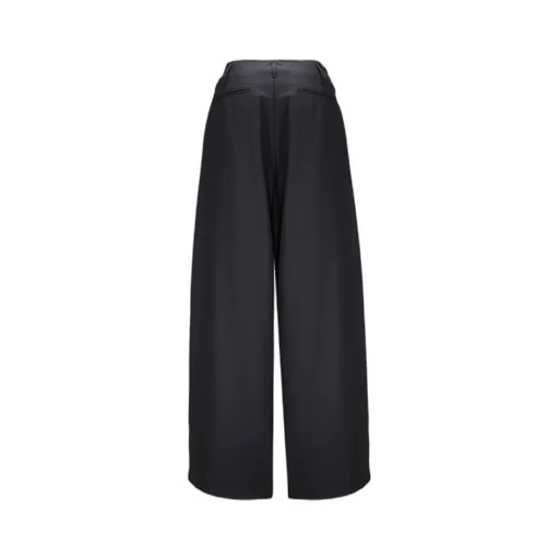Pleated Mid-Rise Trousers