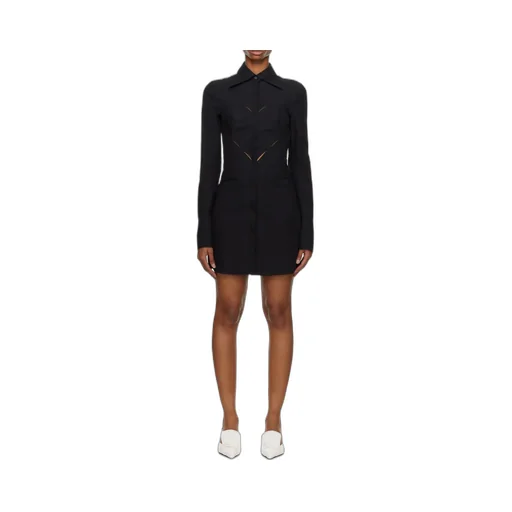Cut-Out Heart Shirtdress
