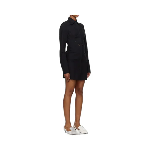 Cut-Out Heart Shirtdress