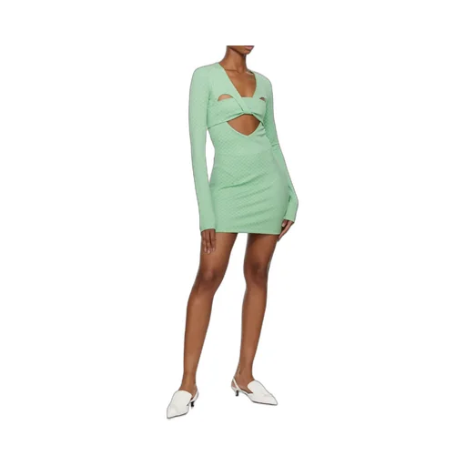 Cut-Out Detail Mini Dress