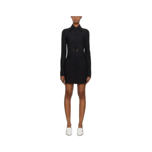 Cut-Out Heart Shirtdress