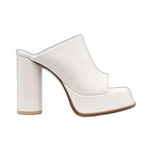 Open-Toe Mule Heels