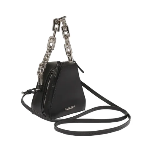 Tri Logo Plaque Small Crossbody Bag