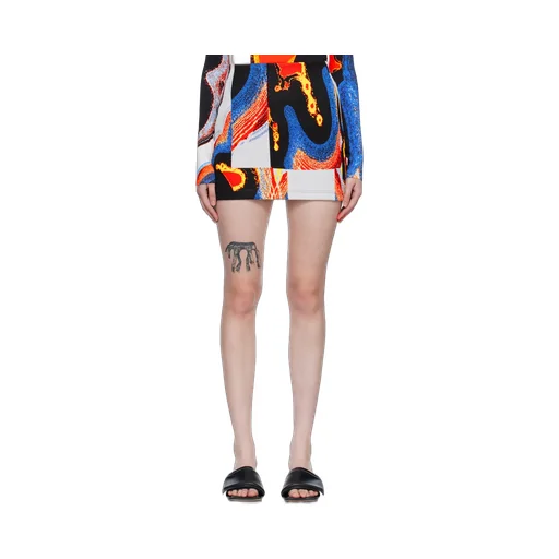 Jacquard Mini Knit Skirt