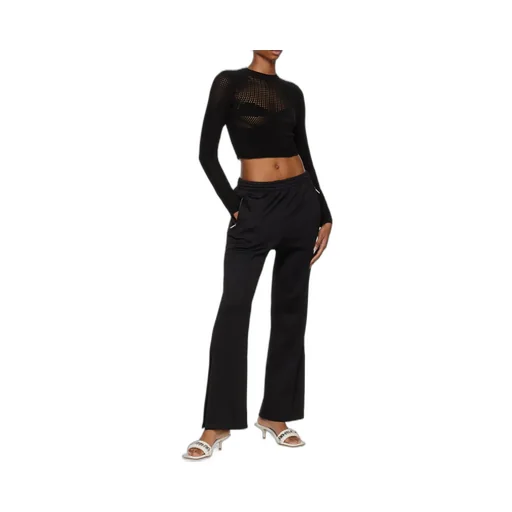 Side Slit-Detail Trousers
