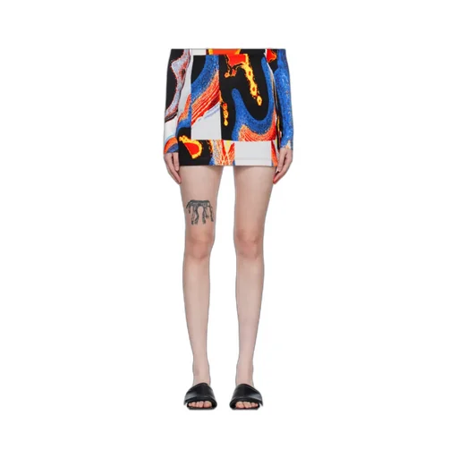 Jacquard Mini Knit Skirt