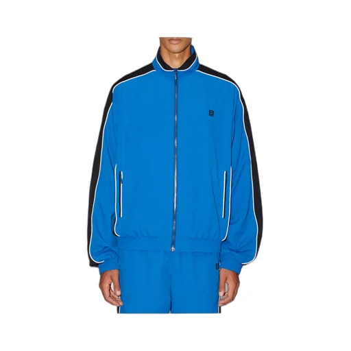 Logo-Embroidered Zip-Up Jacket