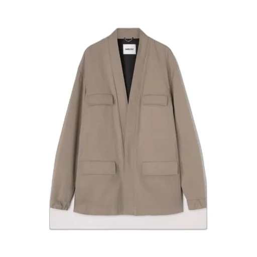 Drawstring V-Neck Jacket