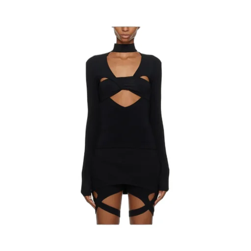 Heart Cut-Out Sleeved Top