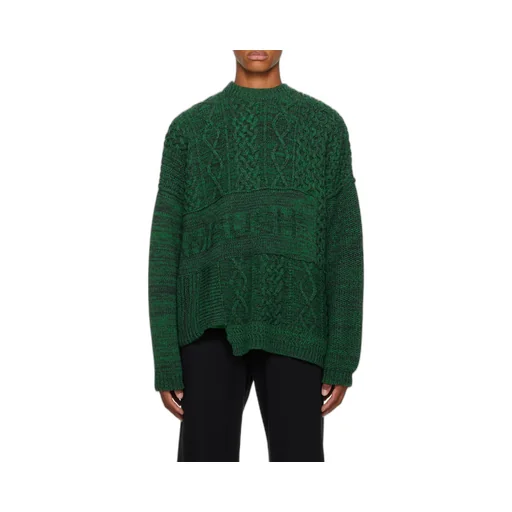 Patchwork Knitted Jumper