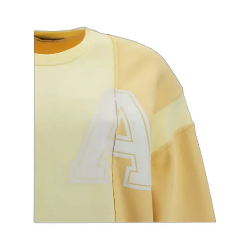 Multi-Panel Long-Sleeve Sweatshirt