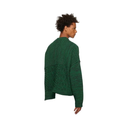 Patchwork Knitted Jumper