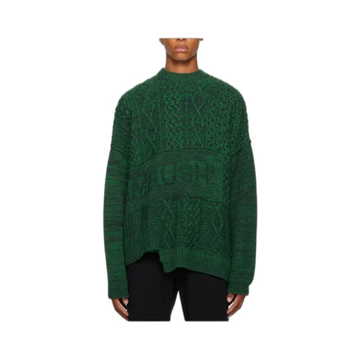 Patchwork Knitted Jumper