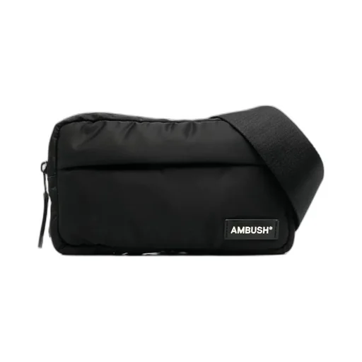 Logo Patch Zipped Belt Bag