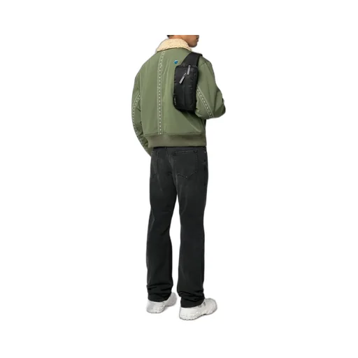 Logo Patch Zipped Belt Bag