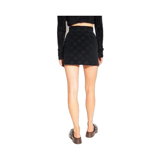 Monogram-Debossed Mini Skirt