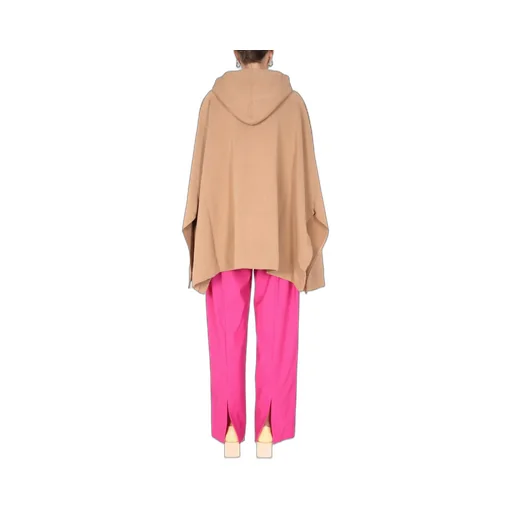 Drawstring Hooded Poncho