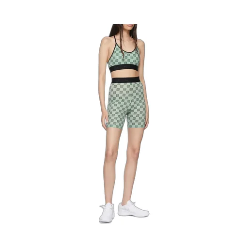 Logo Monogram High Waist Bike Shorts