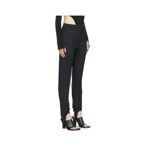 High-Waisted Stirrup Trousers