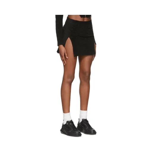Monogram-Debossed Mini Skirt
