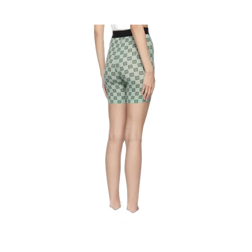 Logo Monogram High Waist Bike Shorts