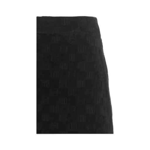 Monogram-Debossed Mini Skirt