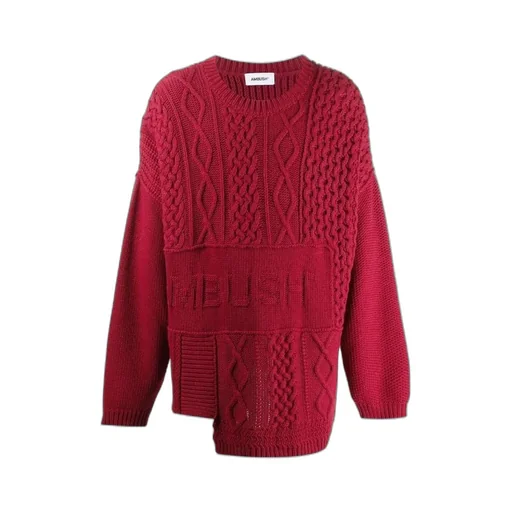 Intarsia-Logo Crew-Neck Jumper