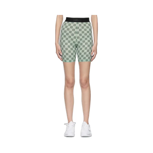 Logo Monogram High Waist Bike Shorts