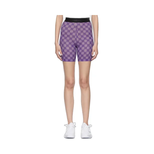 Logo Monogram High Waist Bike Shorts