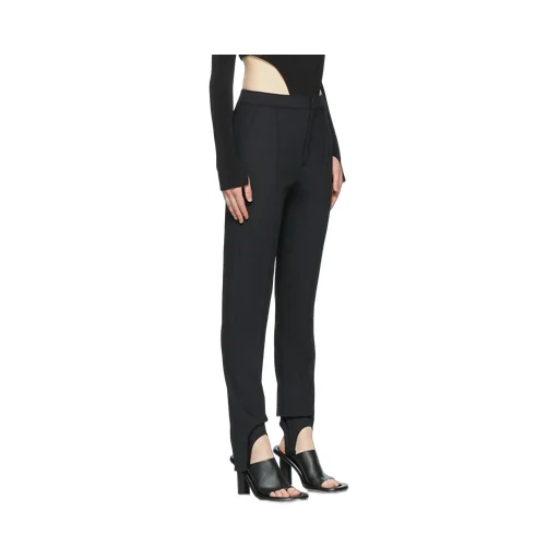 High-Waisted Stirrup Trousers