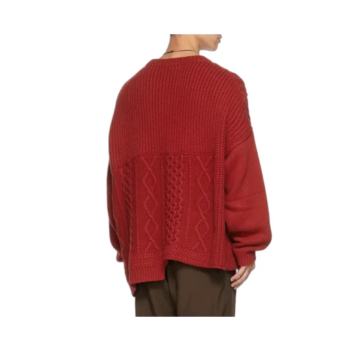 Intarsia-Logo Crew-Neck Jumper