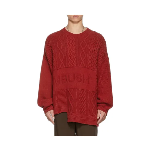 Intarsia-Logo Crew-Neck Jumper