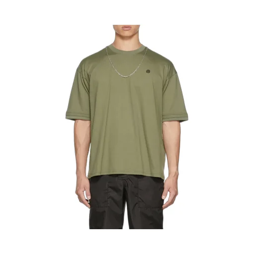 Embroidered-Motif Short-Sleeve T-Shirt