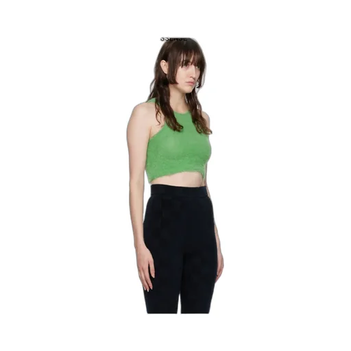 Cropped Round-Neck Top