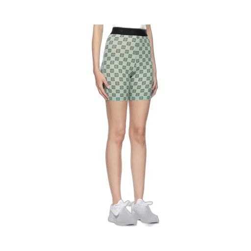 Logo Monogram High Waist Bike Shorts